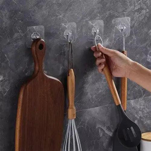 Transparent Hook Adhesive Wall Stickers - Image 2