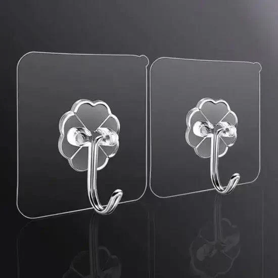 Transparent Hook Adhesive Wall Stickers